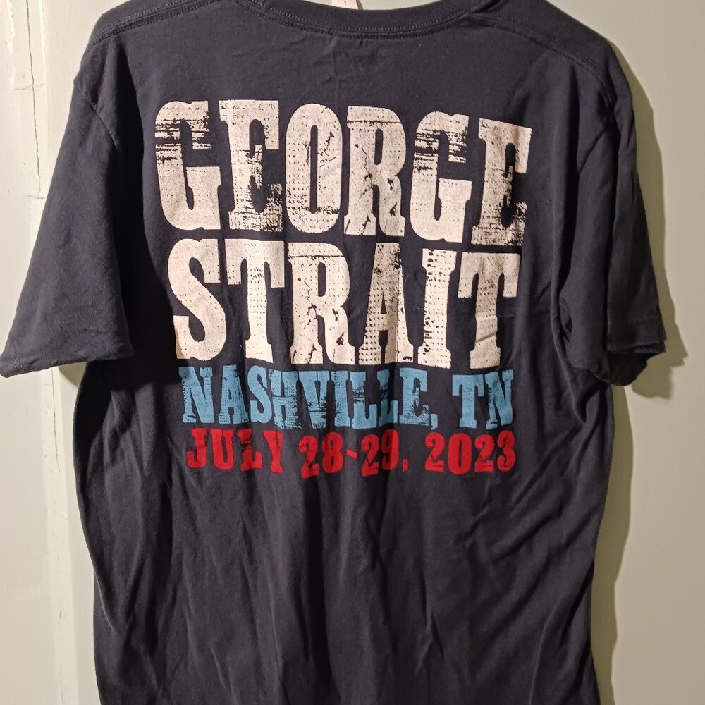 George Strait 2023 concert teeshirt